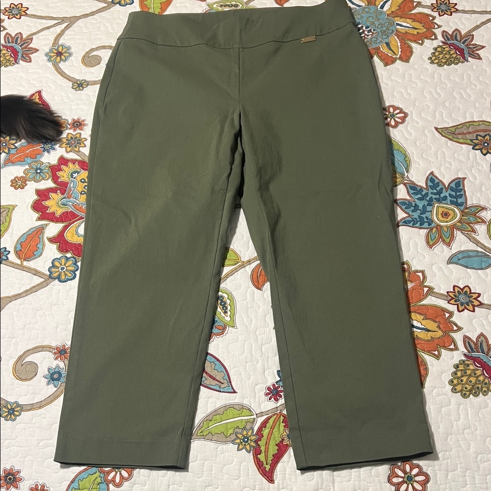 INC International Concepts Olive Utility Pants